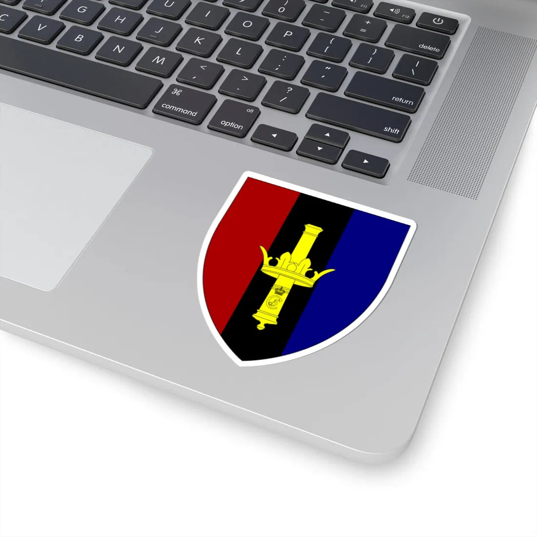 Emblem for the XIV-KRAR (Denmark) (Coat of Arms) STICKER Vinyl Kiss-Cut Decal - The Sticker Space