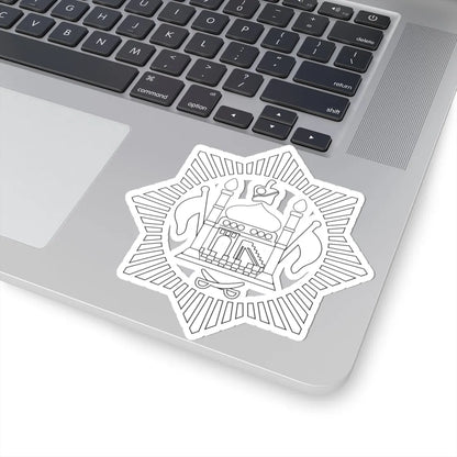 Emblem of Afghanistan 1919-1926 (Afghanistan) (Coat of Arms) STICKER Vinyl Kiss-Cut Decal - The Sticker Space