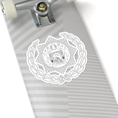 Emblem of Afghanistan 1929 (Afghanistan) (Coat of Arms) STICKER Vinyl Kiss-Cut Decal - The Sticker Space