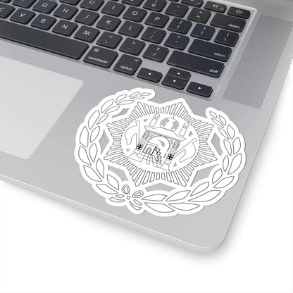 Emblem of Afghanistan 1929 (Afghanistan) (Coat of Arms) STICKER Vinyl Kiss-Cut Decal - The Sticker Space