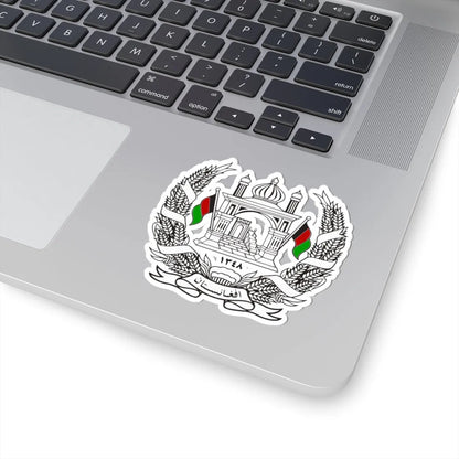 Emblem of Afghanistan 1931-1973 (Afghanistan) (Coat of Arms) STICKER Vinyl Kiss-Cut Decal - The Sticker Space