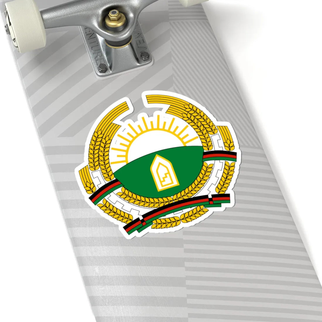 Emblem of Afghanistan 1987-1992 (Afghanistan) (Coat of Arms) STICKER Vinyl Kiss-Cut Decal - The Sticker Space