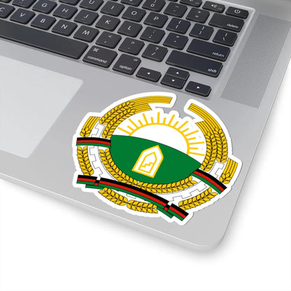 Emblem of Afghanistan 1987-1992 (Afghanistan) (Coat of Arms) STICKER Vinyl Kiss-Cut Decal - The Sticker Space