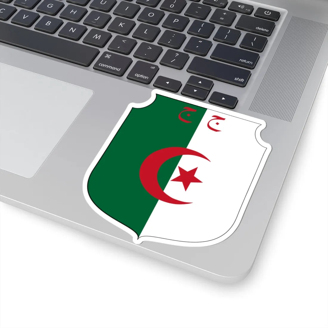 Emblem of Algeria 1962-1971 (Algeria) (Coat of Arms) STICKER Vinyl Kiss-Cut Decal - The Sticker Space