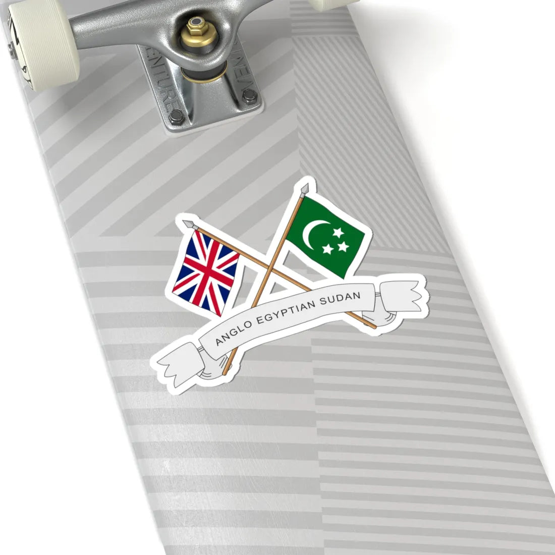 Emblem of Anglo-Egyptian Sudan (Egypt) (Coat of Arms) STICKER Vinyl Kiss-Cut Decal - The Sticker Space