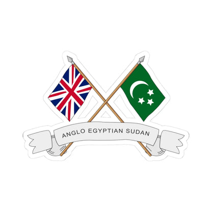Emblem of Anglo-Egyptian Sudan (Egypt) (Coat of Arms) STICKER Vinyl Kiss-Cut Decal - The Sticker Space