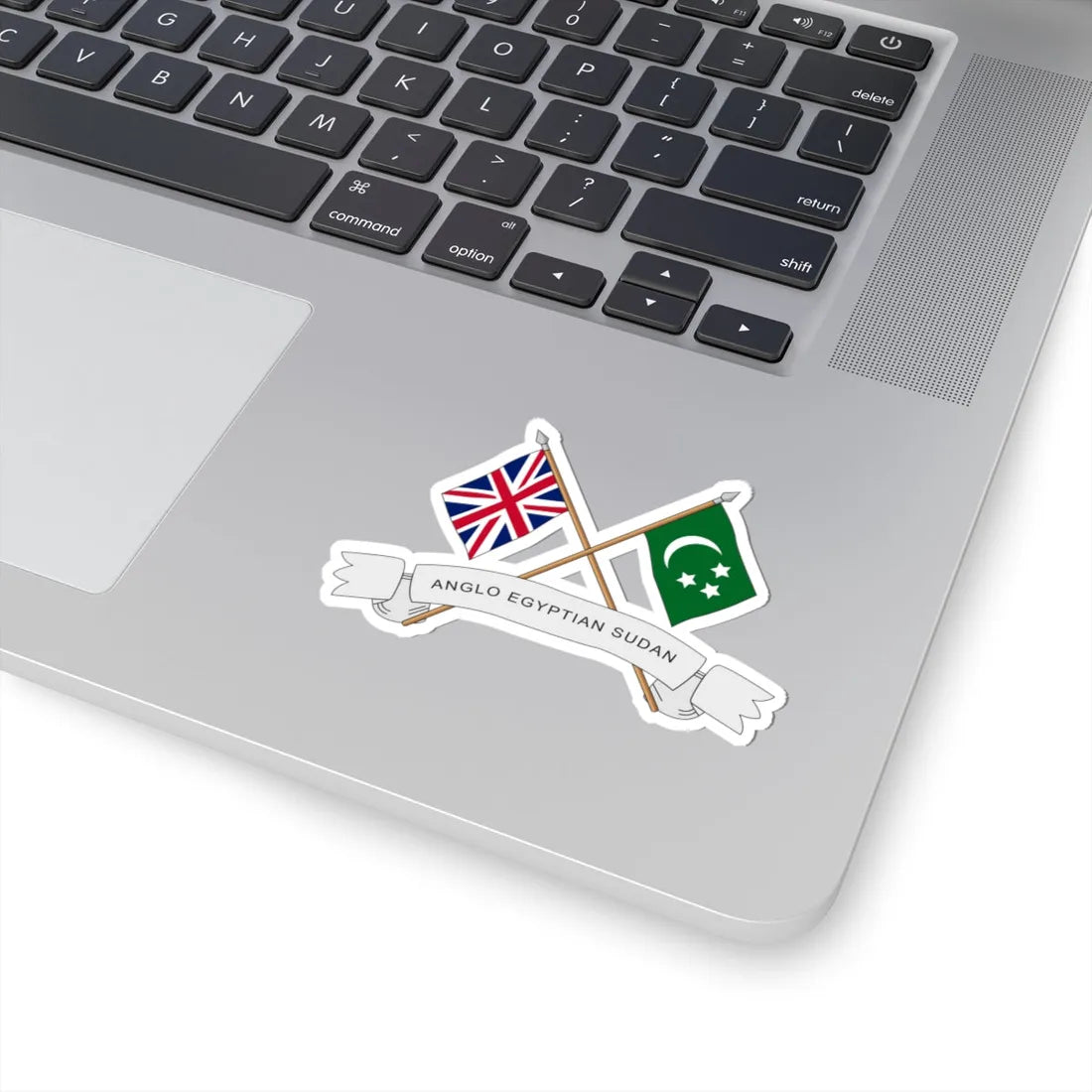 Emblem of Anglo-Egyptian Sudan (Egypt) (Coat of Arms) STICKER Vinyl Kiss-Cut Decal - The Sticker Space