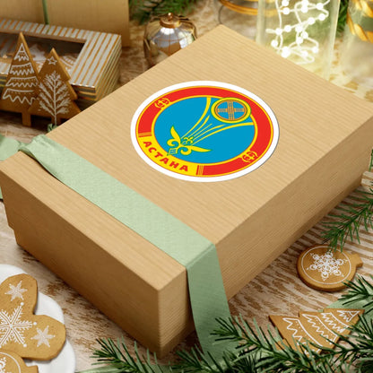 Emblem of Astana (Kazakhstan) (Coat of Arms) STICKER Vinyl Kiss-Cut Decal - The Sticker Space