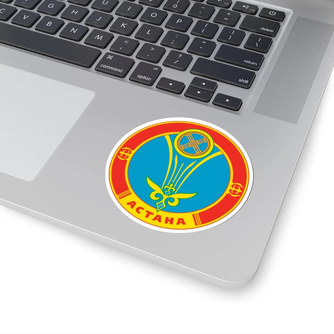 Emblem of Astana (Kazakhstan) (Coat of Arms) STICKER Vinyl Kiss-Cut Decal - The Sticker Space