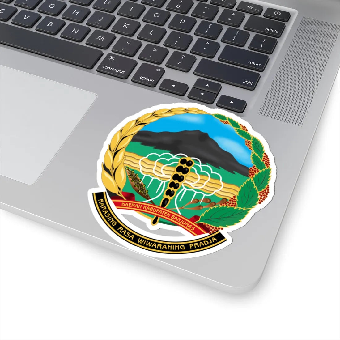 Emblem of Banyumas Regency (Indonesia) (Coat of Arms) STICKER Vinyl Kiss-Cut Decal - The Sticker Space