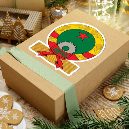 Emblem of Benin 1975-1990 (Benin) (Coat of Arms) STICKER Vinyl Kiss-Cut Decal - The Sticker Space