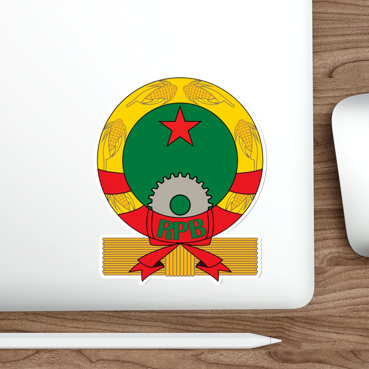 Emblem of Benin (1975–1990) STICKER Vinyl Die-Cut Decal-The Sticker Space