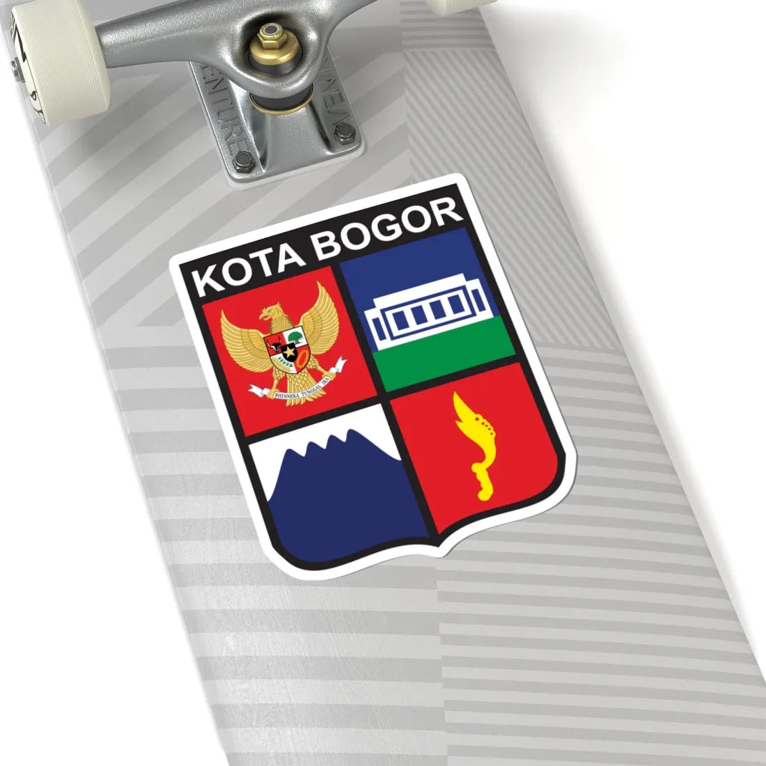 Emblem of Bogor (Indonesia) (Coat of Arms) STICKER Vinyl Kiss-Cut Decal - The Sticker Space