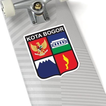 Emblem of Bogor (Indonesia) (Coat of Arms) STICKER Vinyl Kiss-Cut Decal - The Sticker Space