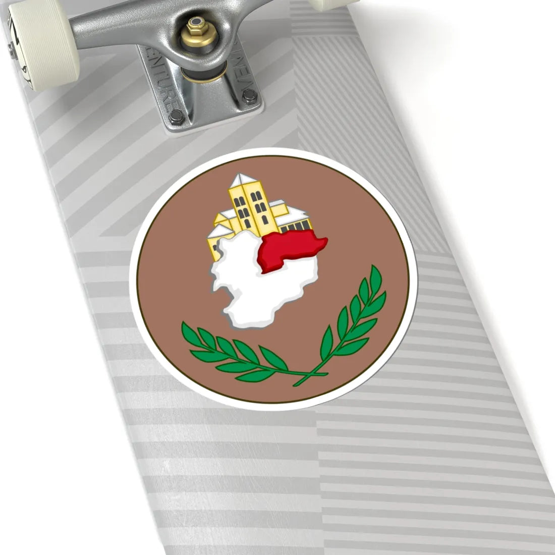 Emblem of Canillo (Andorra) (Coat of Arms) STICKER Vinyl Kiss-Cut Decal - The Sticker Space