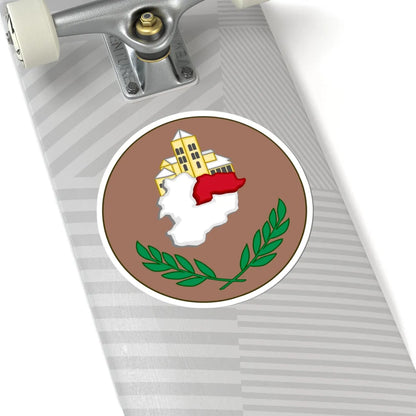 Emblem of Canillo (Andorra) (Coat of Arms) STICKER Vinyl Kiss-Cut Decal - The Sticker Space