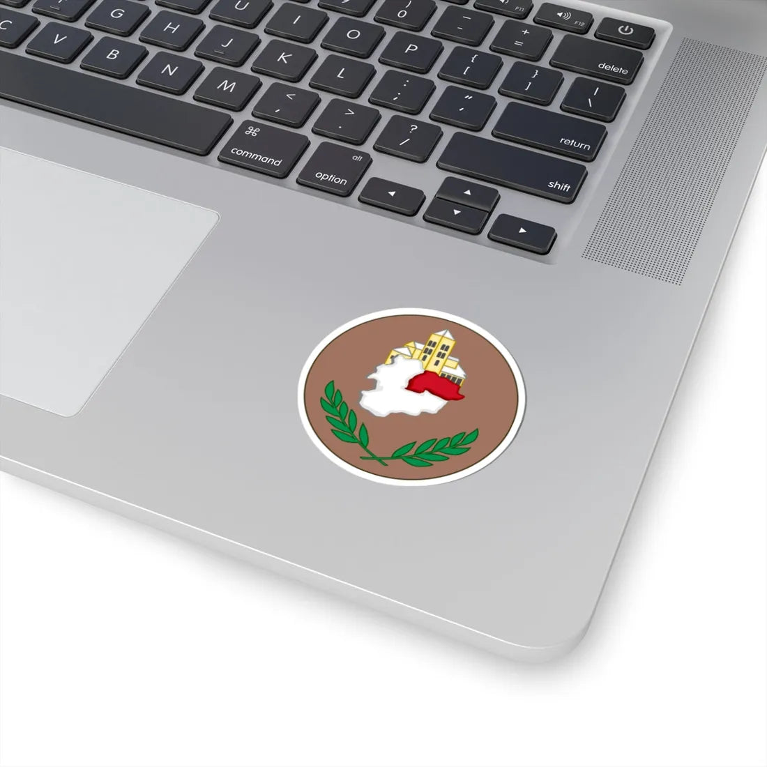 Emblem of Canillo (Andorra) (Coat of Arms) STICKER Vinyl Kiss-Cut Decal - The Sticker Space