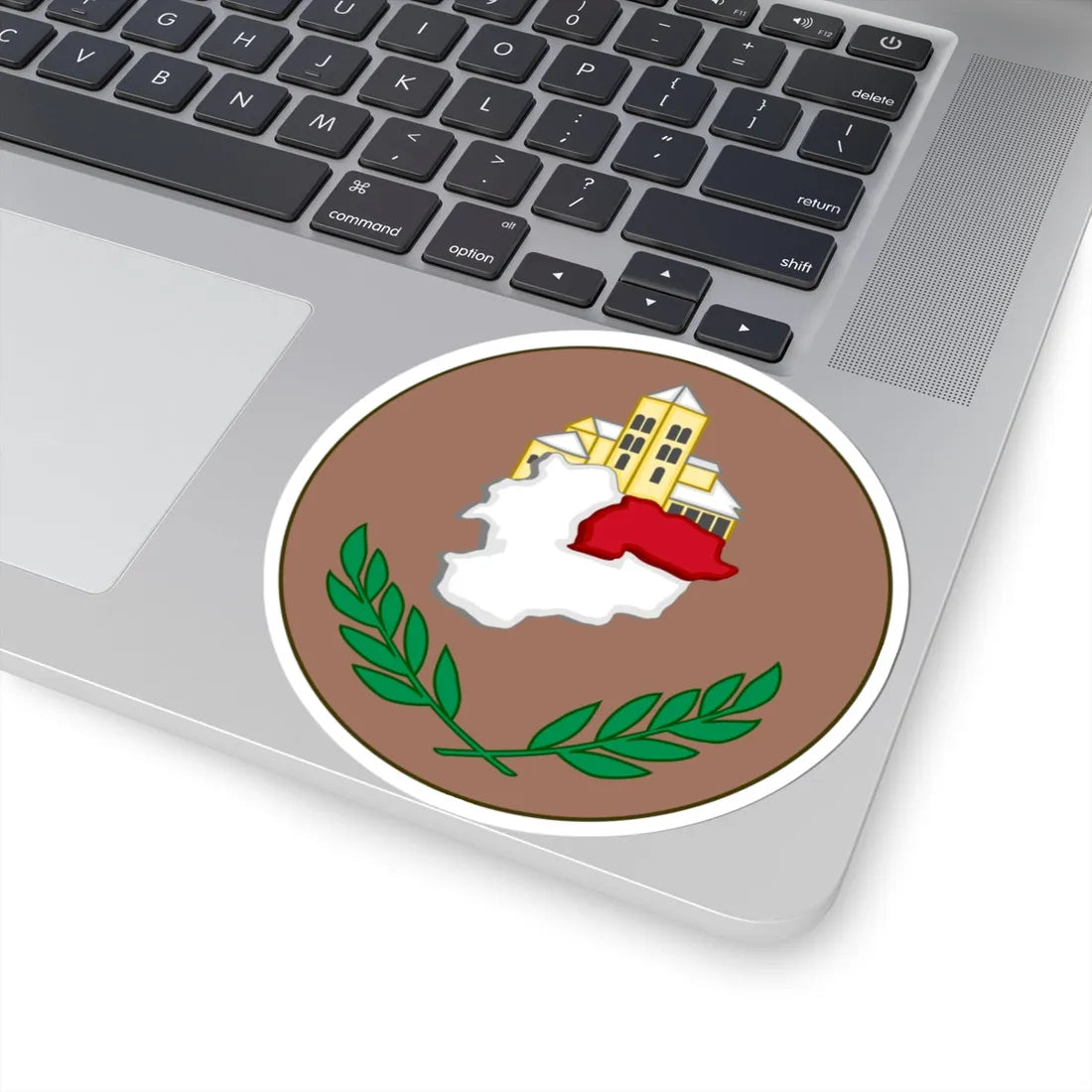 Emblem of Canillo (Andorra) (Coat of Arms) STICKER Vinyl Kiss-Cut Decal - The Sticker Space