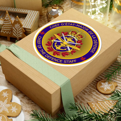 Emblem of Chief of the Defence Staff Canada (Canada) (Coat of Arms) STICKER Vinyl Kiss-Cut Decal - The Sticker Space