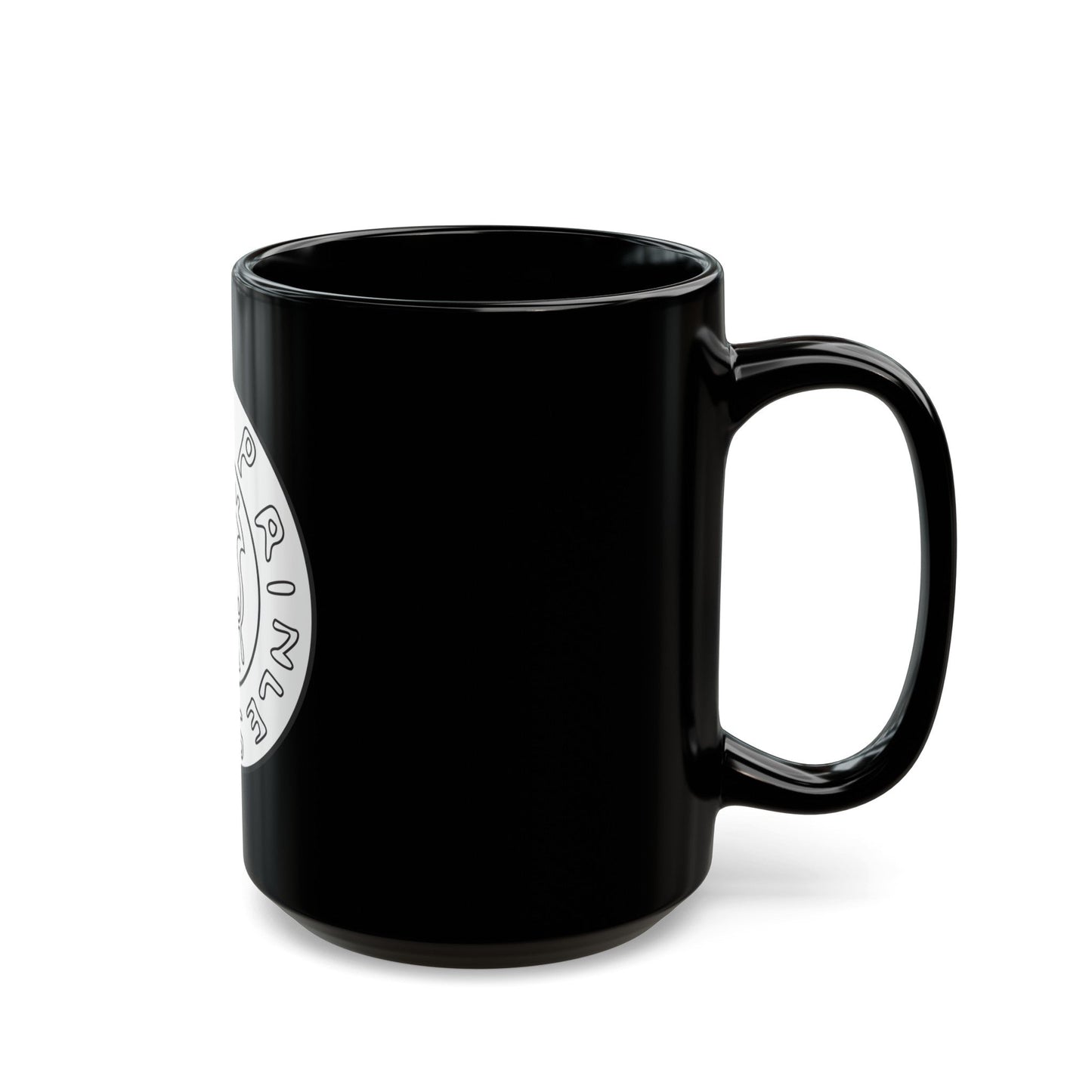 Emblem of Civitas Schinesghe - Black Coffee Mug-The Sticker Space