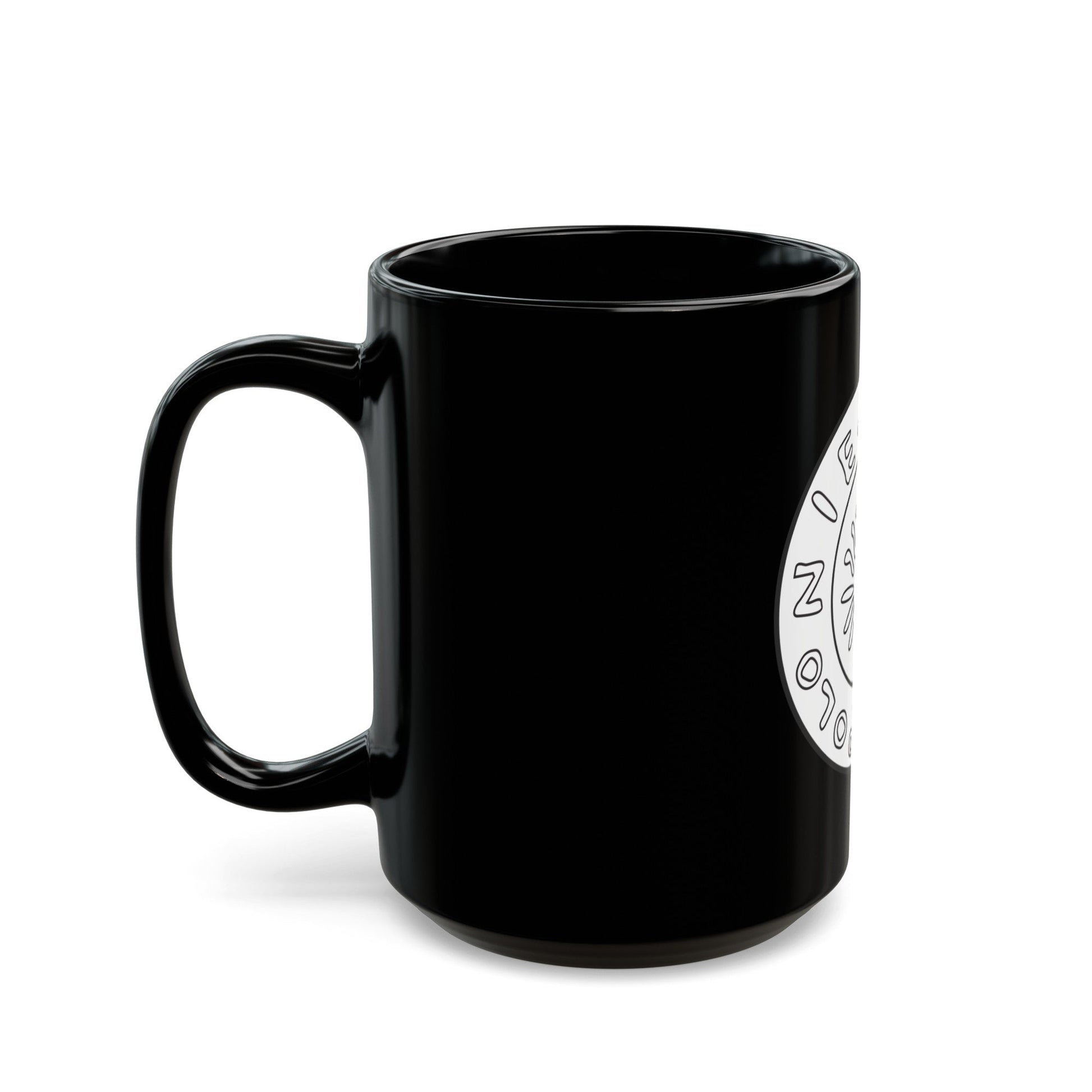 Emblem of Civitas Schinesghe - Black Coffee Mug-The Sticker Space