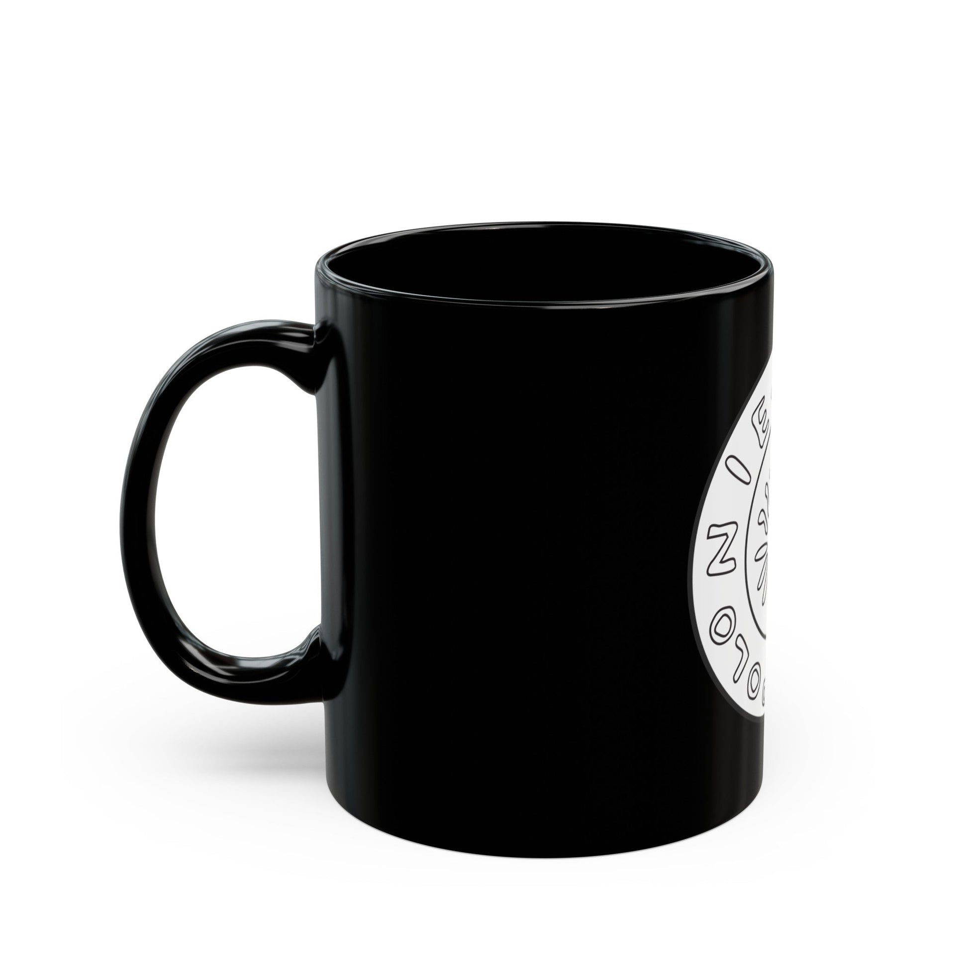 Emblem of Civitas Schinesghe - Black Coffee Mug-The Sticker Space