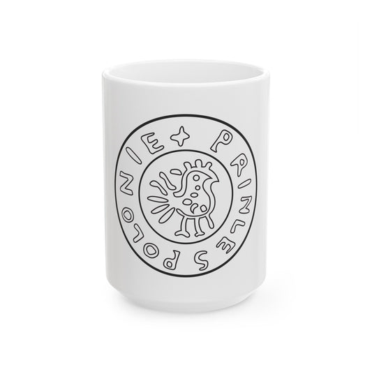 Emblem of Civitas Schinesghe - White Coffee Mug-15oz-The Sticker Space