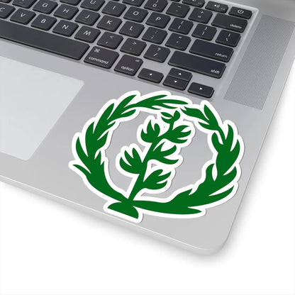 Emblem of Eritrea 1952-1962 (Eritrea) (Coat of Arms) STICKER Vinyl Kiss-Cut Decal - The Sticker Space
