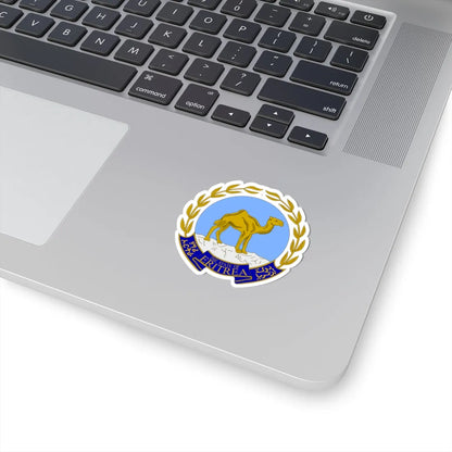 Emblem of Eritrea or argent azur bleu ciel (Spain) (Coat of Arms) STICKER Vinyl Kiss-Cut Decal - The Sticker Space