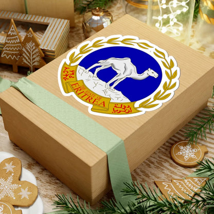 Emblem of Eritrea or azur gueules (Spain) (Coat of Arms) STICKER Vinyl Kiss-Cut Decal - The Sticker Space