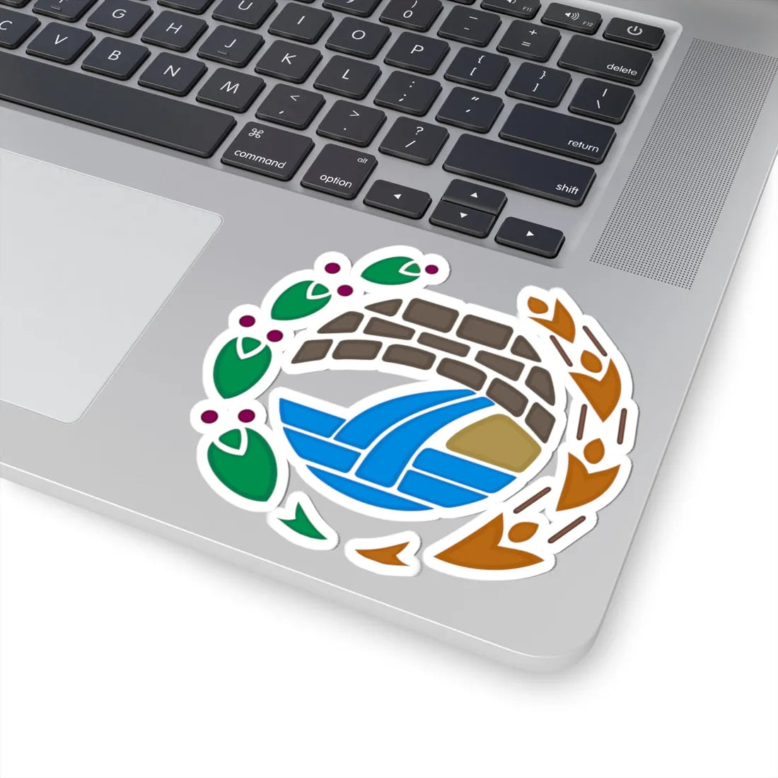 Emblem of Escaldes-Engordany (Andorra) (Coat of Arms) STICKER Vinyl Kiss-Cut Decal - The Sticker Space