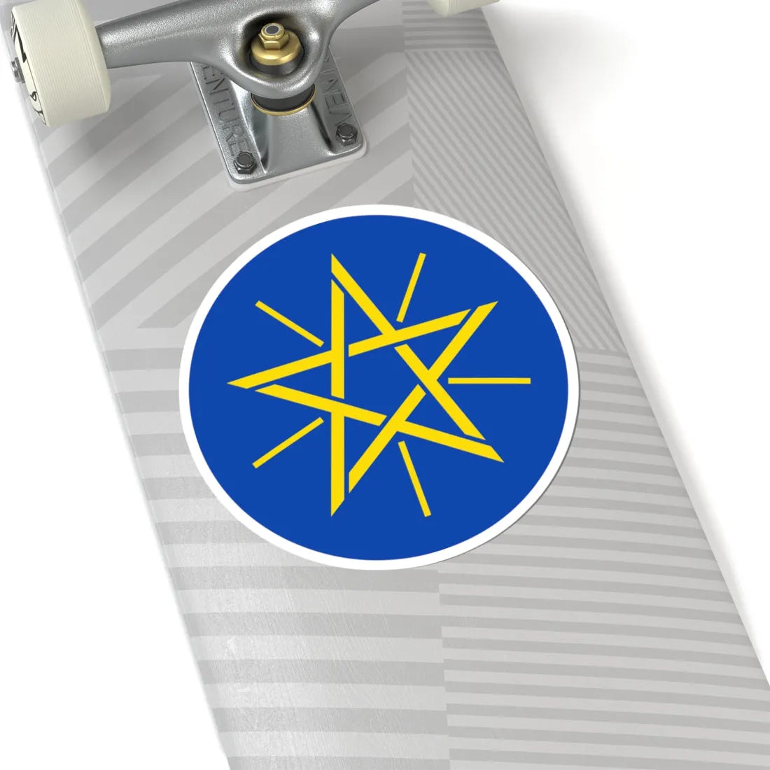 Emblem of Ethiopia (Ethiopia) (Coat of Arms) STICKER Vinyl Kiss-Cut Decal - The Sticker Space