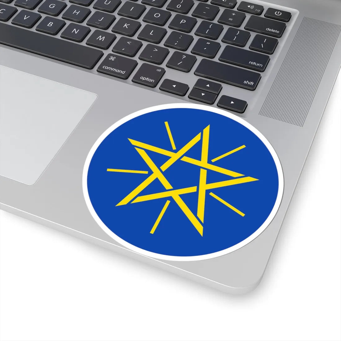 Emblem of Ethiopia (Ethiopia) (Coat of Arms) STICKER Vinyl Kiss-Cut Decal - The Sticker Space