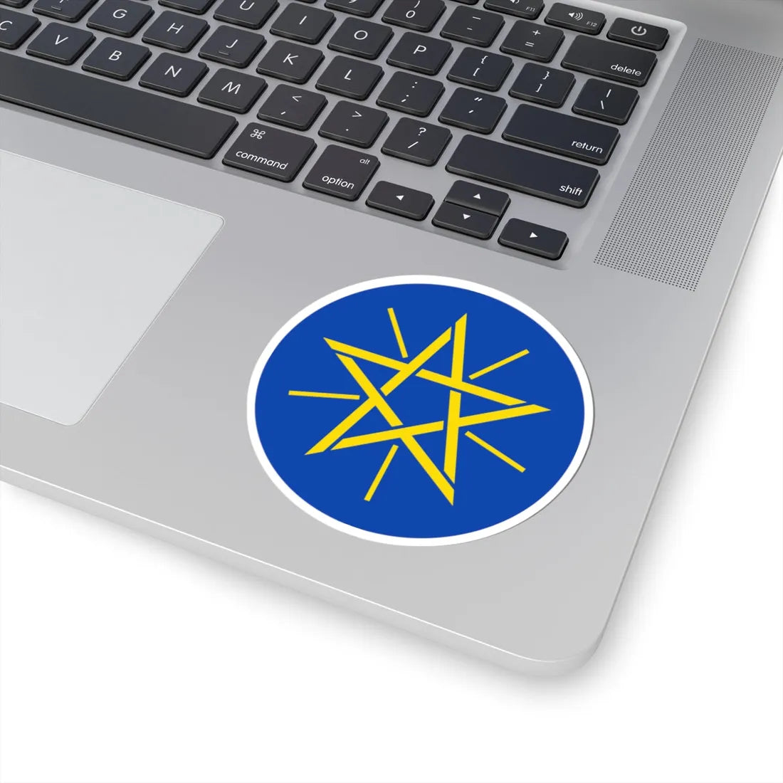 Emblem of Ethiopia (Ethiopia) (Coat of Arms) STICKER Vinyl Kiss-Cut Decal - The Sticker Space