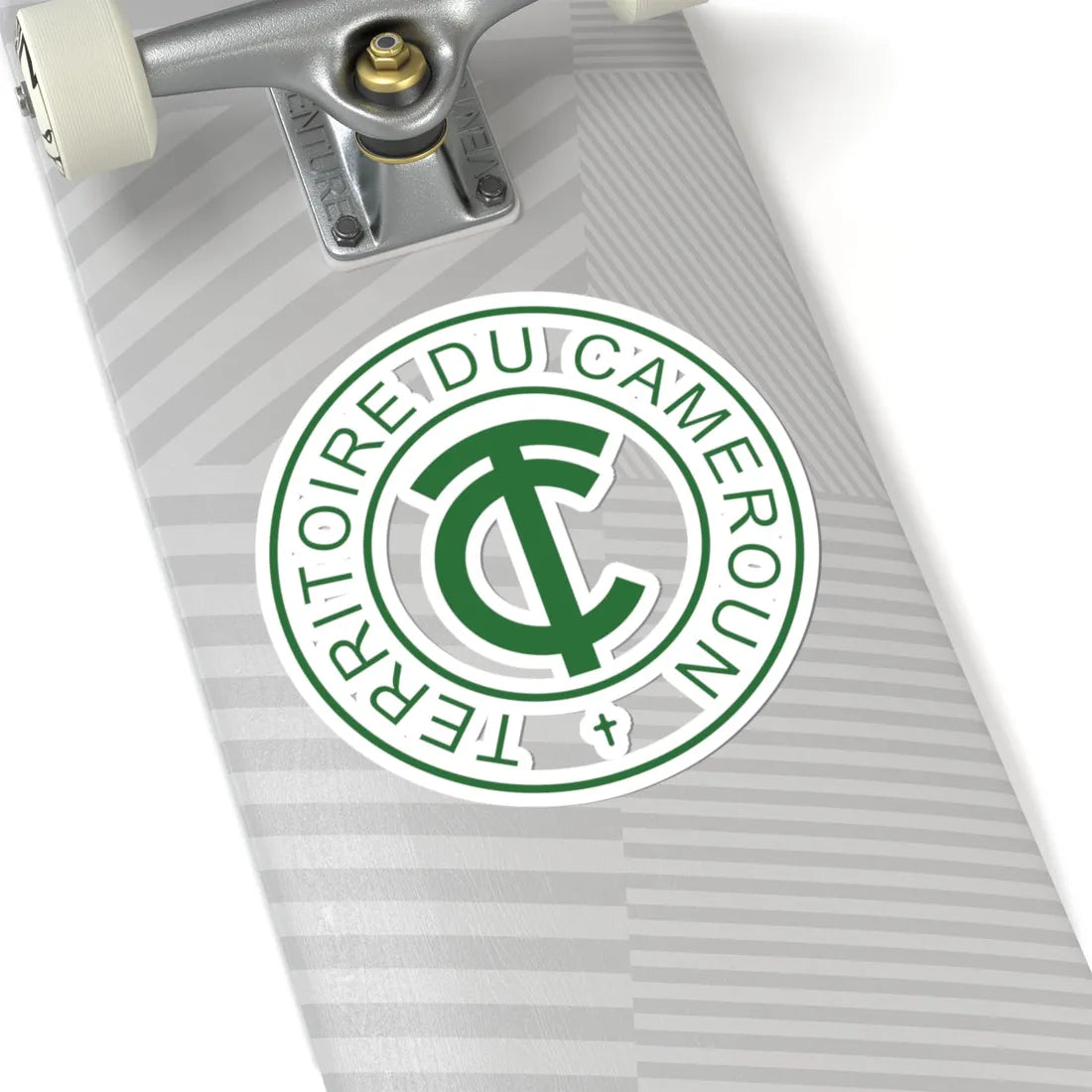 Emblem of French Cameroon (Cameroon) (Coat of Arms) STICKER Vinyl Kiss-Cut Decal - The Sticker Space