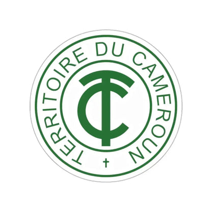 Emblem of French Cameroon STICKER Vinyl Die-Cut Decal 2 Inch - The Sticker Space