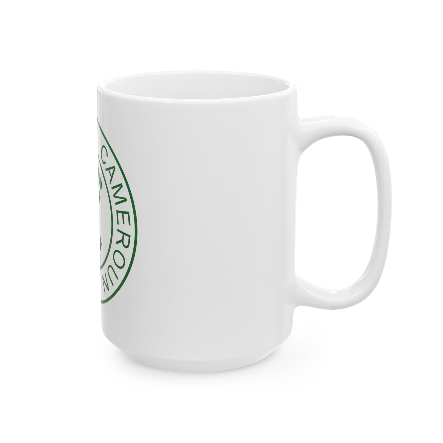 Emblem of French Cameroon - White Coffee Mug-The Sticker Space