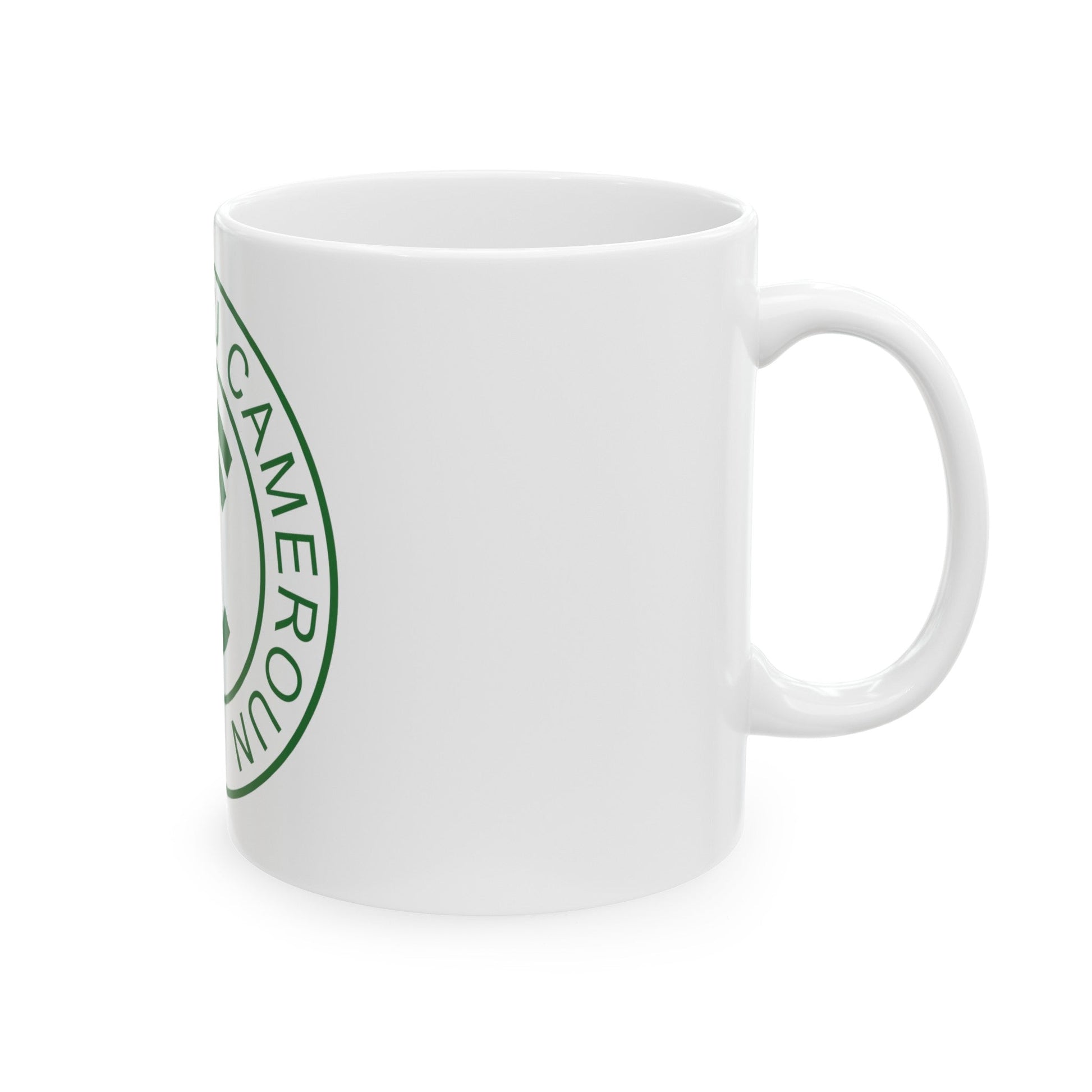 Emblem of French Cameroon - White Coffee Mug-The Sticker Space