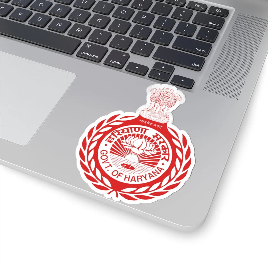 Emblem of Haryana (India) (Coat of Arms) STICKER Vinyl Kiss-Cut Decal - The Sticker Space