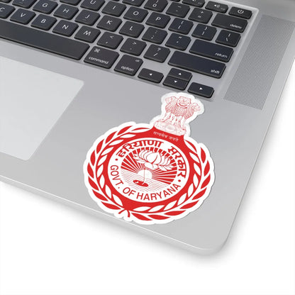 Emblem of Haryana (India) (Coat of Arms) STICKER Vinyl Kiss-Cut Decal - The Sticker Space