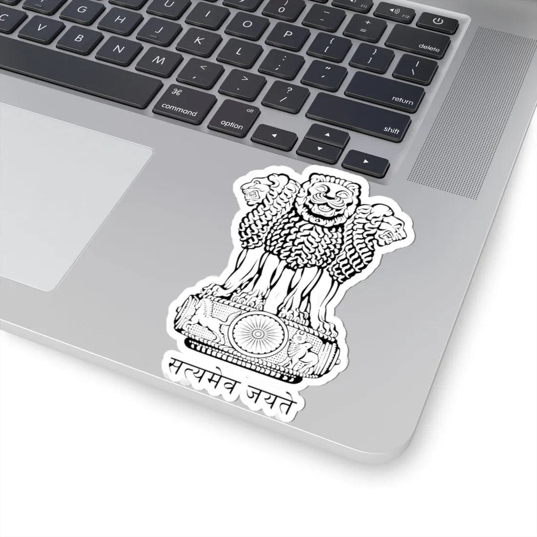 Emblem of India (India) (Coat of Arms) STICKER Vinyl Kiss-Cut Decal - The Sticker Space