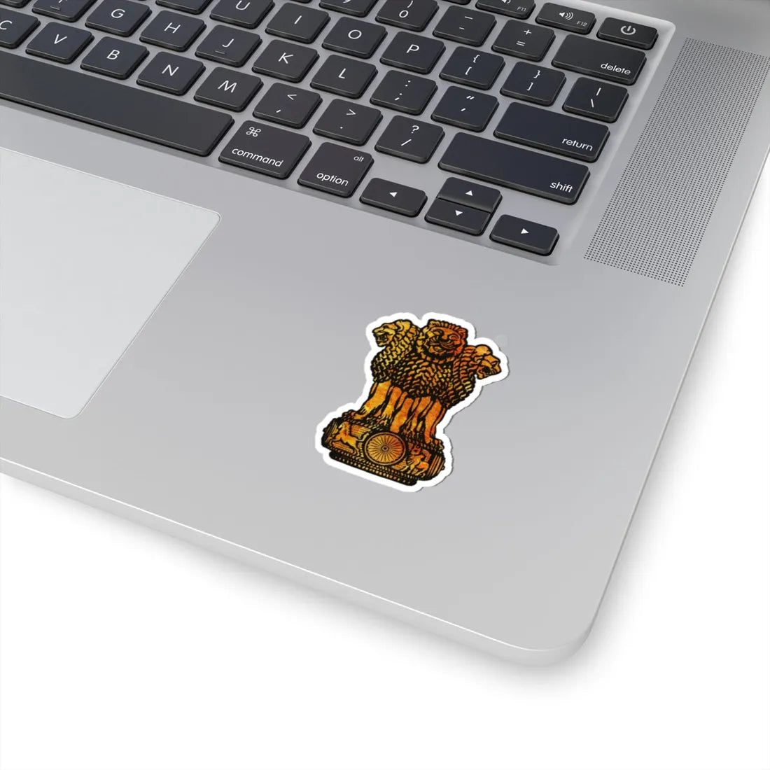 Emblem of India Sandstone (India) (Coat of Arms) STICKER Vinyl Kiss-Cut Decal - The Sticker Space