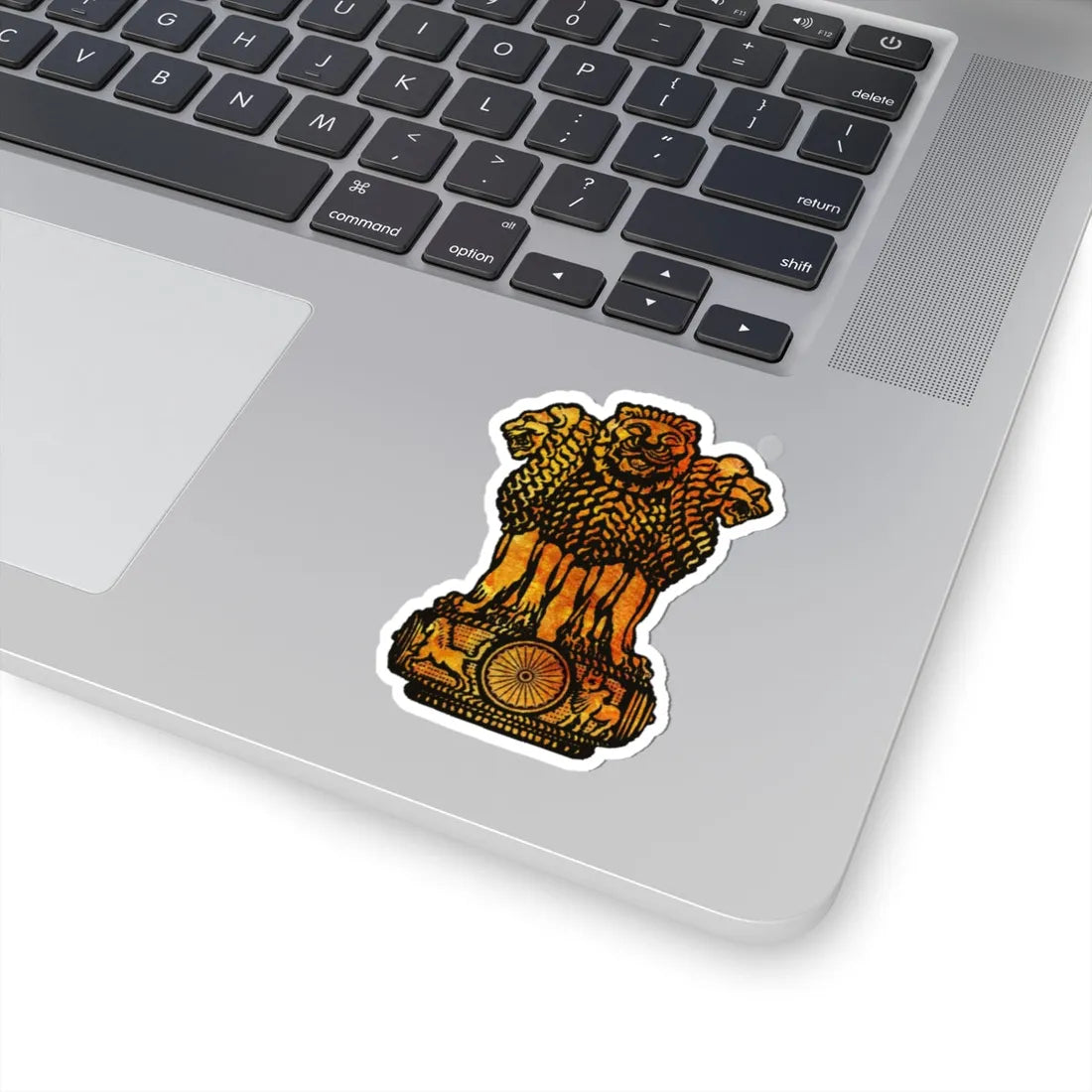 Emblem of India Sandstone (India) (Coat of Arms) STICKER Vinyl Kiss-Cut Decal - The Sticker Space
