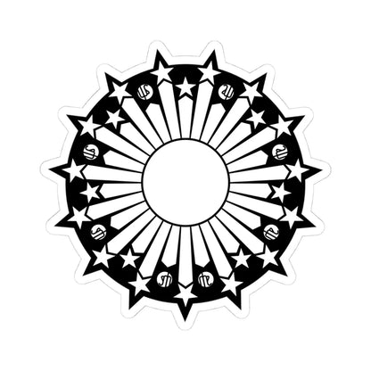 Emblem of Iran 1980 (Iran) (Coat of Arms) STICKER Vinyl Kiss-Cut Decal 4 Inch White - The Sticker Space