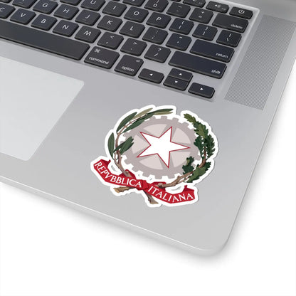 Emblem of Italy (Italy) (Coat of Arms) STICKER Vinyl Kiss-Cut Decal - The Sticker Space