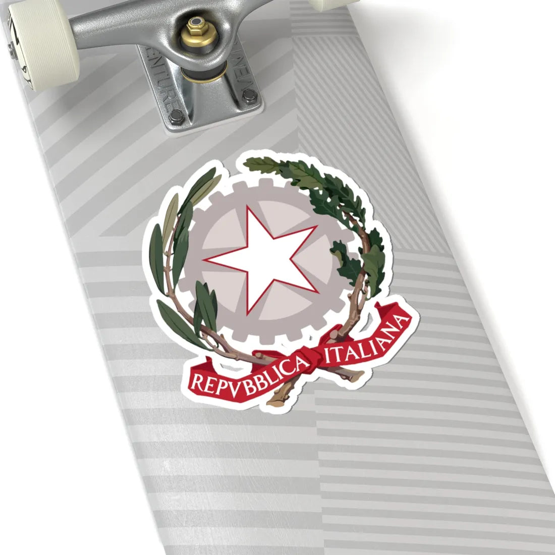 Emblem of Italy (Italy) (Coat of Arms) STICKER Vinyl Kiss-Cut Decal - The Sticker Space