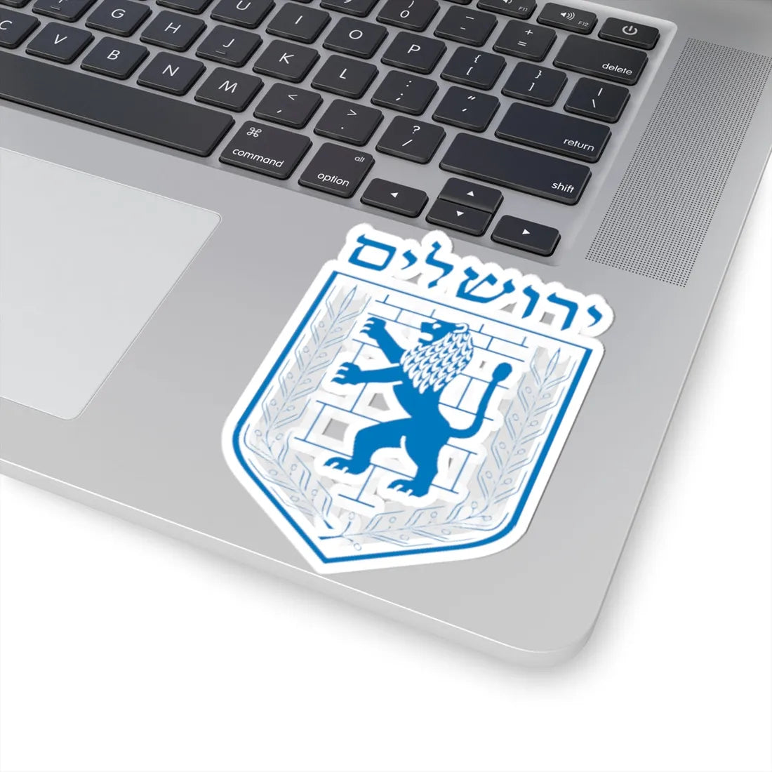 Emblem of Jerusalem (Israel) (Coat of Arms) STICKER Vinyl Kiss-Cut Decal - The Sticker Space