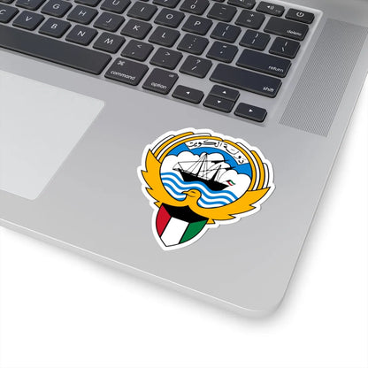 Emblem of Kuwait (Kuwait) (Coat of Arms) STICKER Vinyl Kiss-Cut Decal - The Sticker Space