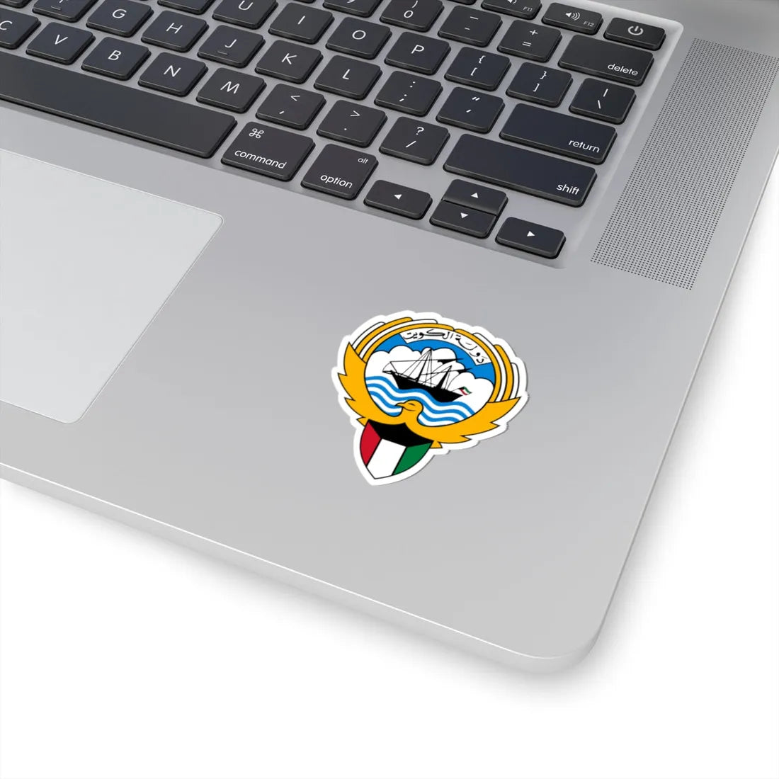 Emblem of Kuwait (Kuwait) (Coat of Arms) STICKER Vinyl Kiss-Cut Decal - The Sticker Space