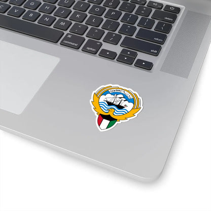 Emblem of Kuwait (Kuwait) (Coat of Arms) STICKER Vinyl Kiss-Cut Decal - The Sticker Space